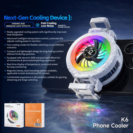 WK K6 Advanced Temperature Control Mobile Phone Cooler, K6