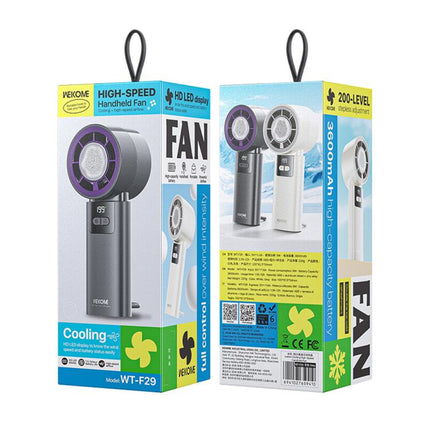 WK WT-F29 Icefon Cooling High-speed Handheld Fan