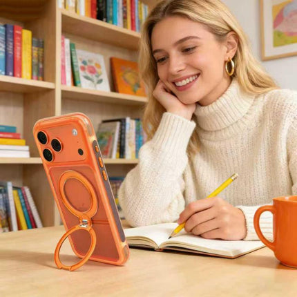 Mutural ArtShield Series Magnetic Holder Phone Case, For iPhone 17 Pro Max, For iPhone 17 Pro