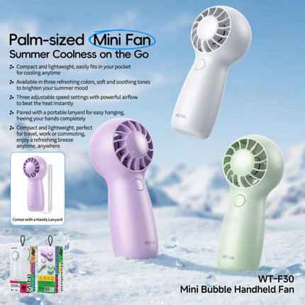 WK WT-F30 Mini Bubble Handheld Fan
