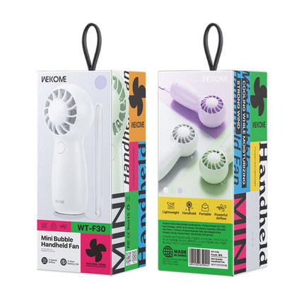 WK WT-F30 Mini Bubble Handheld Fan