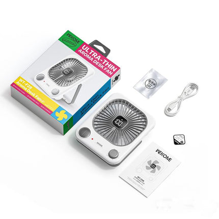 WK WT-F28 Ultra-Thin Aroma Desk Fan