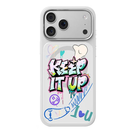 Mutural Graffiti Series Magnetic Phone Case, For iPhone 17 Pro Max, For iPhone 17 Pro