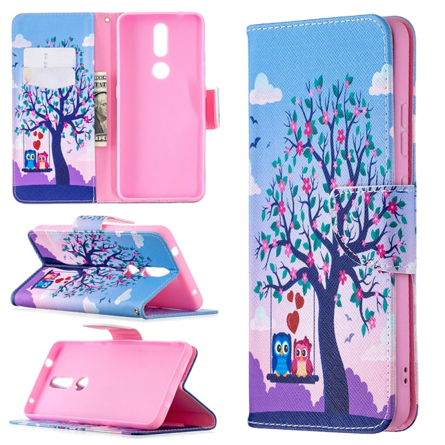 Colored Drawing Pattern Horizontal Flip Leather Case with Holder & Card Slots & Wallet, For Nokia 2.4, For Nokia 3.4