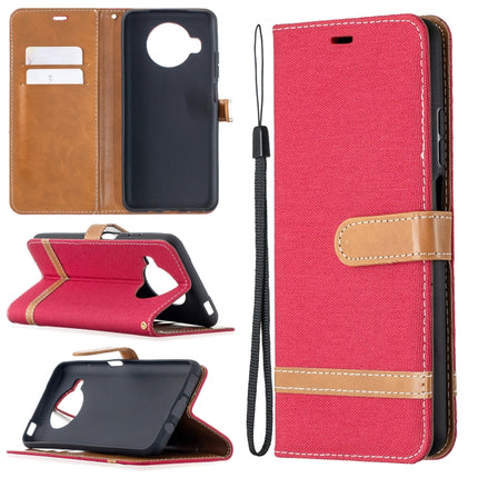 Color Matching Denim Texture Leather Case with Holder & Card Slots & Wallet & Lanyard, For Xiaomi Mi 10T / 10 Pro 5G, For Xiaomi Mi 10T Lite 5G