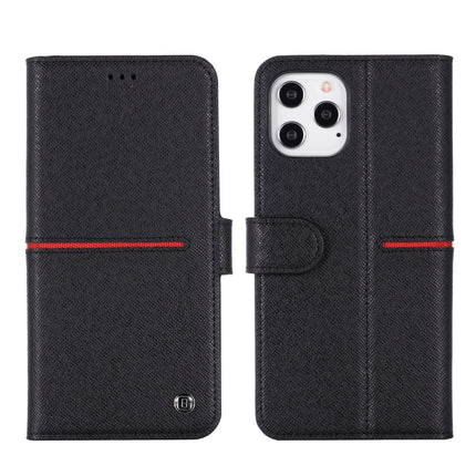 GEBEI Top-grain Leather Horizontal Flip Protective Case with Holder & Card Slots & Wallet & Photo Frame, For iPhone 12 mini, For iPhone 12 / 12 Pro, For iPhone 12 Pro Max