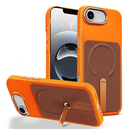 Tech Fabric Rotating Stand Magnetic Phone Case, For iPhone 17e / 16e, For iPhone 17 Pro Max, For iPhone 17 Pro