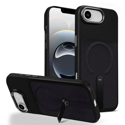 Tech Fabric Rotating Stand Magnetic Phone Case, For iPhone 17e / 16e, For iPhone 17 Pro Max, For iPhone 17 Pro