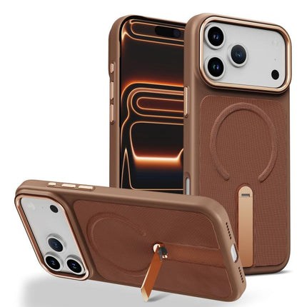 Tech Fabric Rotating Stand Magnetic Phone Case, For iPhone 17e / 16e, For iPhone 17 Pro Max, For iPhone 17 Pro