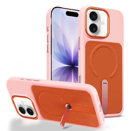 Tech Fabric Rotating Stand Magnetic Phone Case, For iPhone 17, For iPhone Air, For iPhone 16 Pro Max