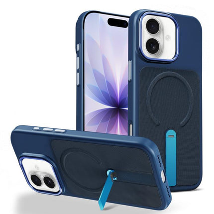 Tech Fabric Rotating Stand Magnetic Phone Case, For iPhone 17, For iPhone Air, For iPhone 16 Pro Max