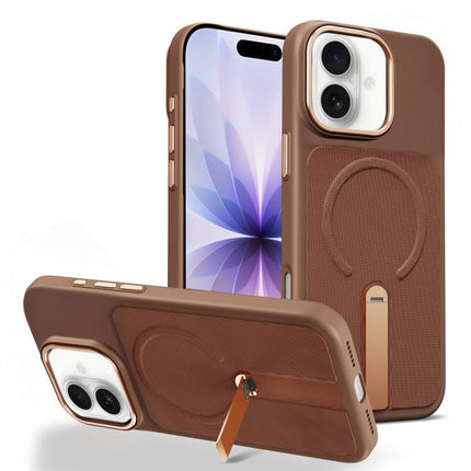 Tech Fabric Rotating Stand Magnetic Phone Case, For iPhone 17, For iPhone Air, For iPhone 16 Pro Max
