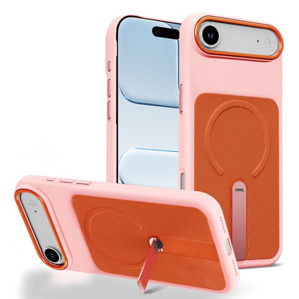 Tech Fabric Rotating Stand Magnetic Phone Case, For iPhone 17, For iPhone Air, For iPhone 16 Pro Max