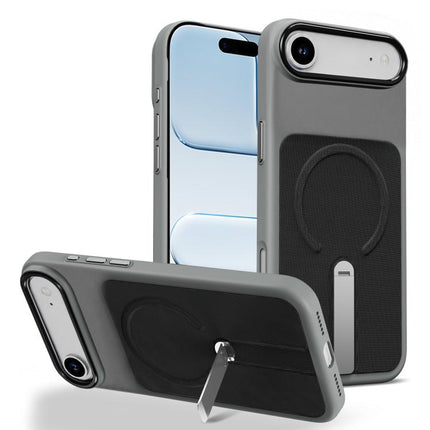 Tech Fabric Rotating Stand Magnetic Phone Case, For iPhone 17, For iPhone Air, For iPhone 16 Pro Max
