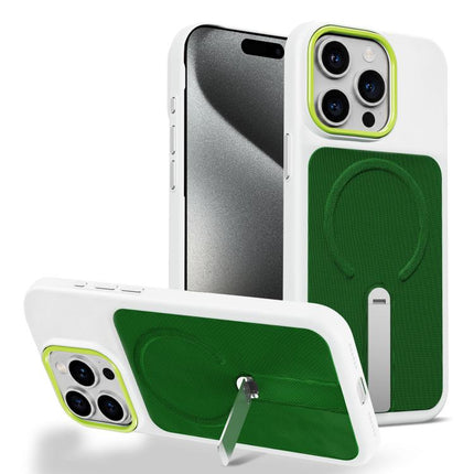 Tech Fabric Rotating Stand Magnetic Phone Case, For iPhone 15 Pro Max, For iPhone 15 Pro, For iPhone 15 Plus