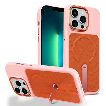 Tech Fabric Rotating Stand Magnetic Phone Case, For iPhone 14 Pro, For iPhone 14 Pro Max, For iPhone 13 Pro Max