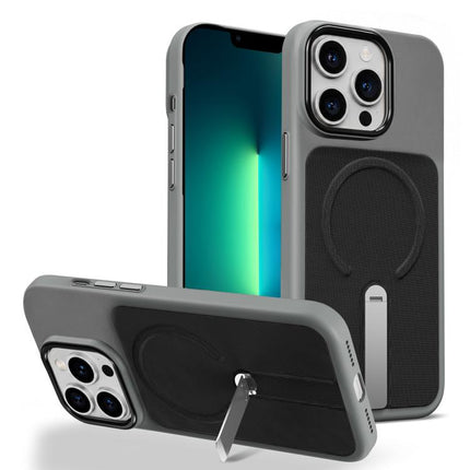 Tech Fabric Rotating Stand Magnetic Phone Case, For iPhone 13 Pro, For iPhone 13, For iPhone 12