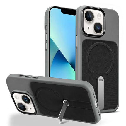 Tech Fabric Rotating Stand Magnetic Phone Case, For iPhone 13 Pro, For iPhone 13, For iPhone 12