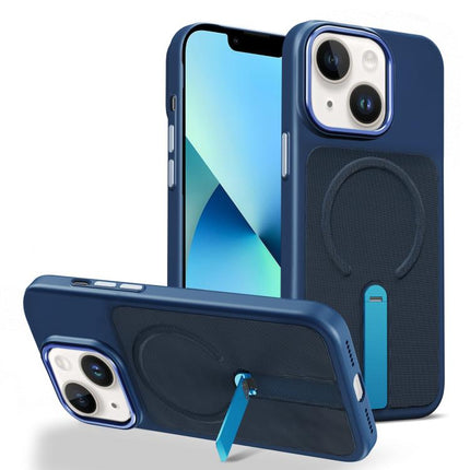 Tech Fabric Rotating Stand Magnetic Phone Case, For iPhone 13 Pro, For iPhone 13, For iPhone 12