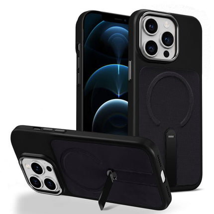 Tech Fabric Rotating Stand Magnetic Phone Case, For iPhone 12 Pro Max, For iPhone 12 Pro