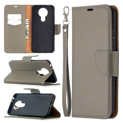 Litchi Texture Pure Color Horizontal Flip Leather Case with Holder & Card Slots & Wallet & Lanyard, For Nokia 2.4, For Nokia 3.4