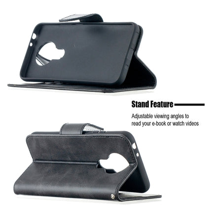 Retro Lambskin Texture Pure Color Horizontal Flip PU Leather Case with Holder & Card Slots & Wallet & Lanyard, For Nokia 3.4