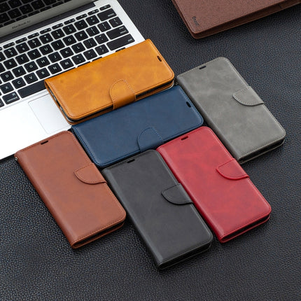Retro Lambskin Texture Pure Color Horizontal Flip PU Leather Case with Holder & Card Slots & Wallet & Lanyard, For Nokia 3.4