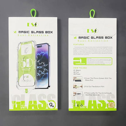 10pcs 5D Curved Easy Install Dust-proof Box HD Tempered Glass Film, For iPhone 17e / 16e / 14 / 13 Pro, For iPhone 17 Pro Max, For iPhone 17 Pro, For iPhone 17 / 16 Pro, For iPhone Air, For iPhone 16 Pro Max, For iPhone 16 Plus / 15 Plus               ...