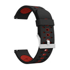 For Samsung Galaxy Watch 3 41mm / Black Red