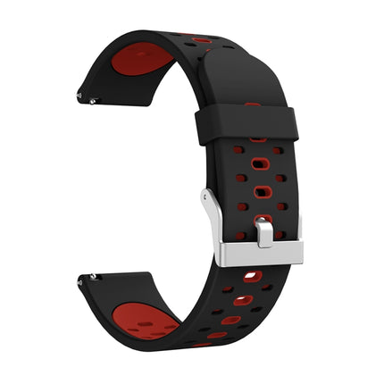 For Samsung Galaxy Watch 3 41mm Three Row Holes Silicone Replacement Strap Watchband, For Samsung Galaxy Watch 3 41mm