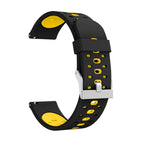 For Samsung Galaxy Watch 3 41mm / Black Yellow