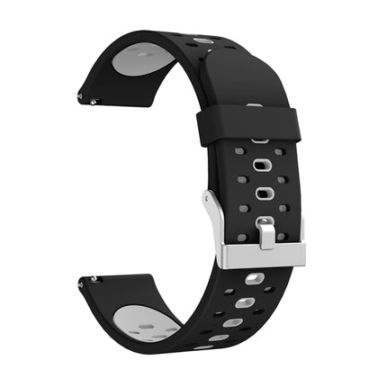 For Samsung Galaxy Watch 3 41mm Three Row Holes Silicone Replacement Strap Watchband, For Samsung Galaxy Watch 3 41mm