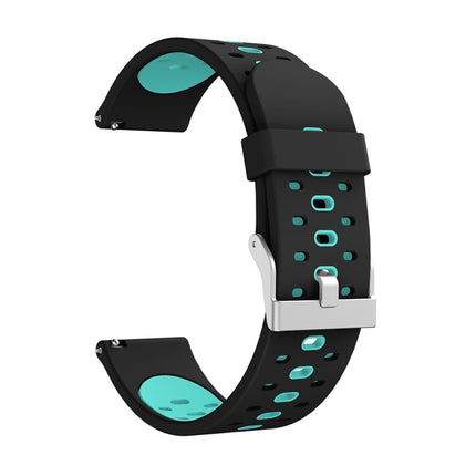 For Samsung Galaxy Watch 3 41mm Three Row Holes Silicone Replacement Strap Watchband, For Samsung Galaxy Watch 3 41mm