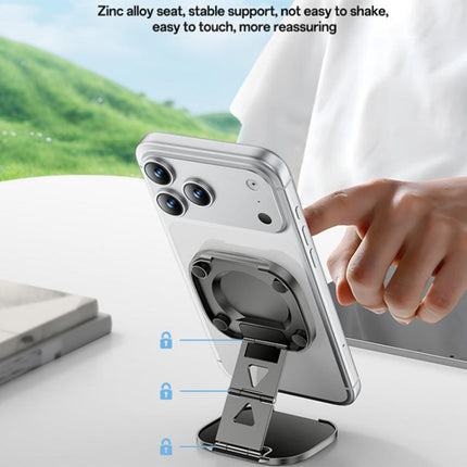 Yesido C301 Foldable Desktop 3-stage Damping Hinge Magnetic Phone Holder, C301