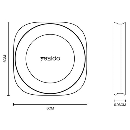 Yesido C301 Foldable Desktop 3-stage Damping Hinge Magnetic Phone Holder, C301