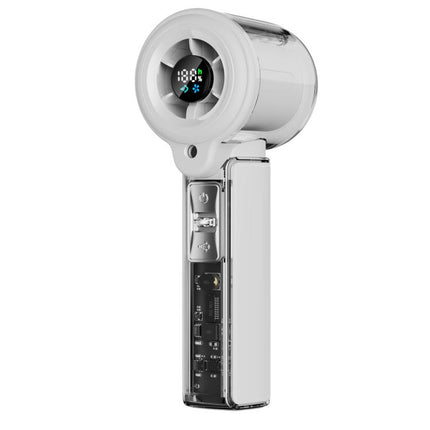 F5 High-Speed Handheld Spray Cooling Fan with LED Display
