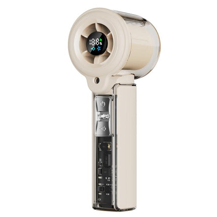 F5 High-Speed Handheld Spray Cooling Fan with LED Display