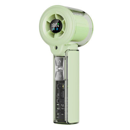 F5 High-Speed Handheld Spray Cooling Fan with LED Display