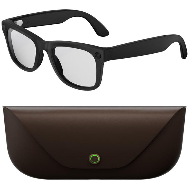 HD5 Ultra Double Lenses Smart AI Translation Glasses with 8MP HD Camera, Video Recording, WiFi Transmission, Al Smart Voice Assistant
