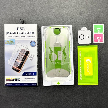 10pcs 5D Curved Easy Install Dust-proof Box Privacy Tempered Glass Film with Lens Film, For iPhone 17e / 16e, For iPhone 17 Pro Max, For iPhone 17 Pro, For iPhone 17, For iPhone Air, For iPhone 16 Pro Max, For iPhone 16 Pro, For iPhone 16 Plus         ...