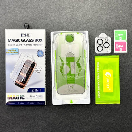10pcs 5D Curved Easy Install Dust-proof Box Privacy Tempered Glass Film with Lens Film, For iPhone 11 Pro, For iPhone X / XS, For iPhone XR, For iPhone XS Max