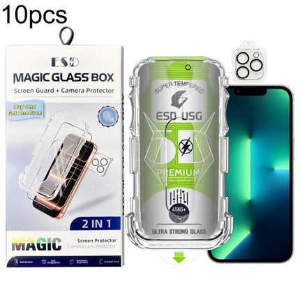 10pcs 5D Curved Easy Install Dust-proof Box Privacy Edge-to-Edge Tempered Glass Film with Lens Film, For iPhone 17e / 16e, For iPhone 17 Pro Max, For iPhone 17 Pro, For iPhone 17, For iPhone Air, For iPhone 16 Pro Max, For iPhone 16 Pro                ...