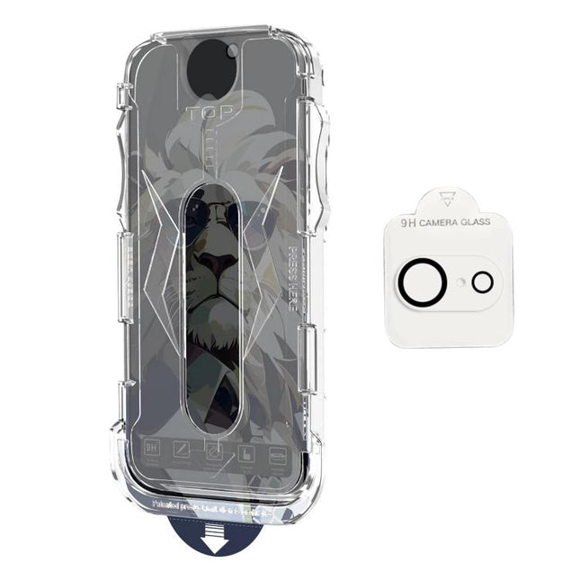 10pcs Easy Install Dust-proof Box Privacy Tempered Glass Film with Lens Film, For iPhone 17e / 16e, For iPhone 17 Pro Max, For iPhone 17 Pro, For iPhone 17, For iPhone Air, For iPhone 16 Pro Max, For iPhone 16 Pro, For iPhone 16 Plus, For iPhone 16    ...