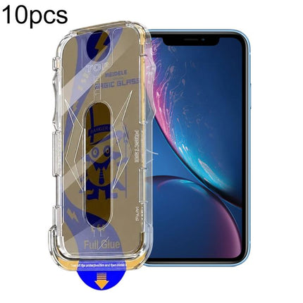 10pcs MEIDELE Easy Install Dust-proof Box Privacy Tempered Glass Film, For iPhone 17e / 16e / 14 / 13 Pro, For iPhone 17 Pro Max, For iPhone 17 Pro, For iPhone 17 / 16 Pro, For iPhone Air, For iPhone 16 Pro Max, For iPhone 16 Plus / 15 Plus            ...