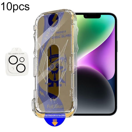 10pcs MEIDELE Easy Install Dust-proof Box Privacy Tempered Glass Film with Lens Film, For iPhone 17e / 16e, For iPhone 17 Pro Max, For iPhone 17 Pro, For iPhone 17, For iPhone Air, For iPhone 16 Pro Max, For iPhone 16 Pro, For iPhone 16 Plus           ...