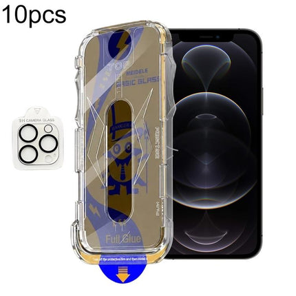10pcs MEIDELE Easy Install Dust-proof Box Privacy Tempered Glass Film with Lens Film, For iPhone 17e / 16e, For iPhone 17 Pro Max, For iPhone 17 Pro, For iPhone 17, For iPhone Air, For iPhone 16 Pro Max, For iPhone 16 Pro, For iPhone 16 Plus           ...