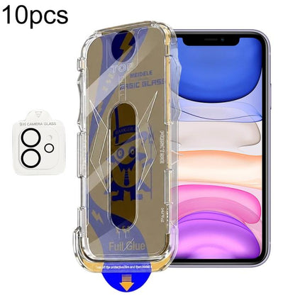 10pcs MEIDELE Easy Install Dust-proof Box Privacy Tempered Glass Film with Lens Film, For iPhone 17e / 16e, For iPhone 17 Pro Max, For iPhone 17 Pro, For iPhone 17, For iPhone Air, For iPhone 16 Pro Max, For iPhone 16 Pro, For iPhone 16 Plus           ...