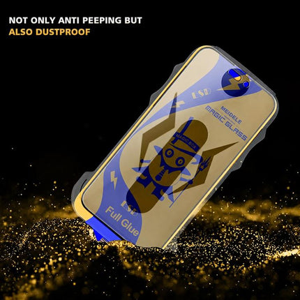 10pcs MEIDELE Easy Install Dust-proof Box Privacy Tempered Glass Film with Lens Film, For iPhone 17e / 16e, For iPhone 17 Pro Max, For iPhone 17 Pro, For iPhone 17, For iPhone Air, For iPhone 16 Pro Max, For iPhone 16 Pro, For iPhone 16 Plus           ...
