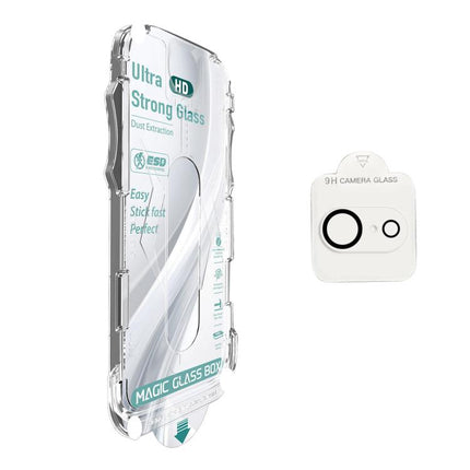 10pcs USG Easy Install Dust-proof Box HD Edge-to-Edge Tempered Glass Film with Lens Film, For iPhone 17e / 16e, For iPhone 17 Pro Max, For iPhone 17 Pro, For iPhone 17, For iPhone Air, For iPhone 16 Pro Max, For iPhone 16 Pro, For iPhone 16 Plus       ...