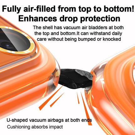 AG Airbag Shockproof Magnetic Phone Case, For iPhone 16 Pro, For iPhone 16